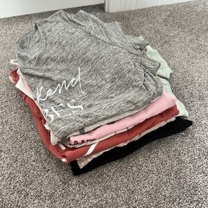 Stack of PJ tops